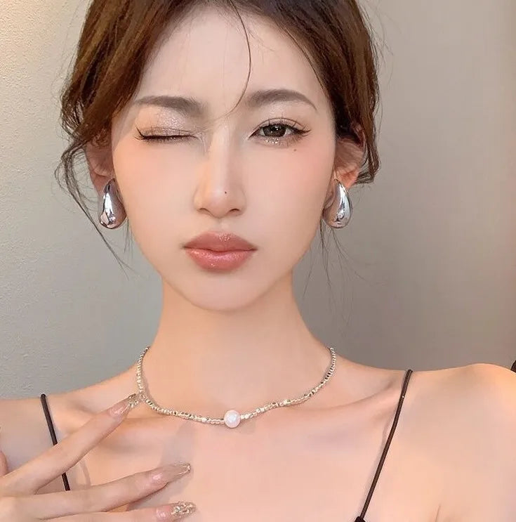 Luxe Drop Metal Earrings