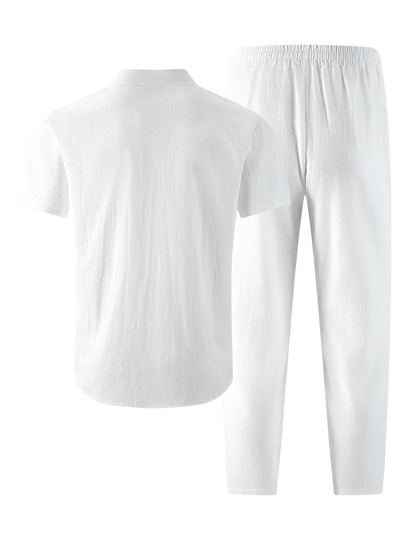 Men's Ultimate Cotton Linen Casual Streetwear Co-ord Set