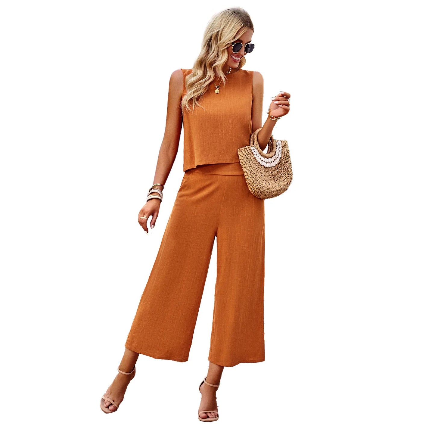 Women's Chic Two-Piece Summer Set