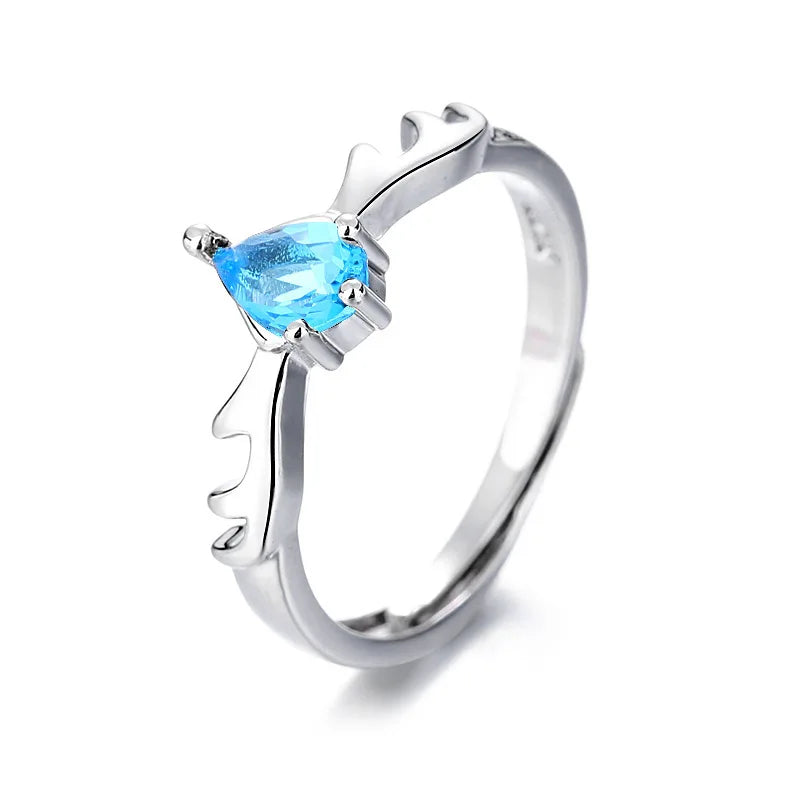 Exquisite Adjustable Sterling Silver Ring