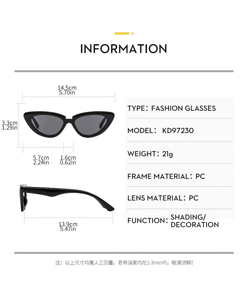 Cat Eye Sunglasses Women