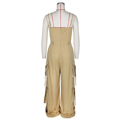 Elegant Mid Waist Jumpsuit