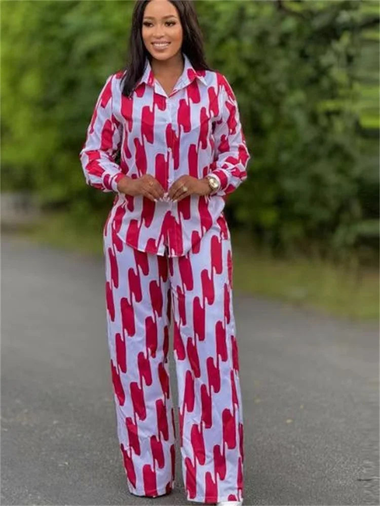 Effortless Chic Striped Two-Piece Set