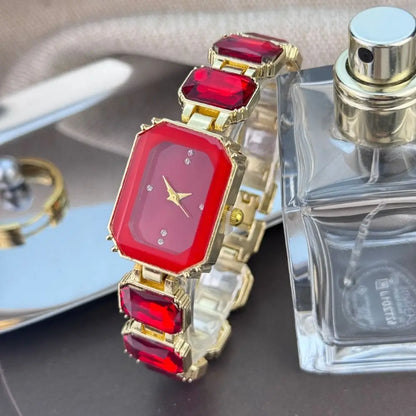 Elegant Women Rectangle Dial Watch