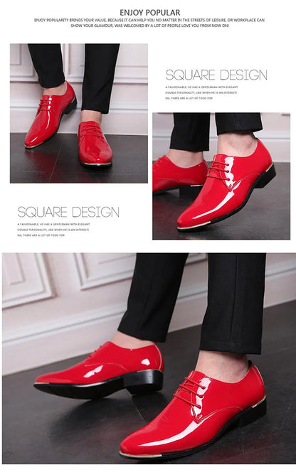 Men's Patent Leather Dress Shoes