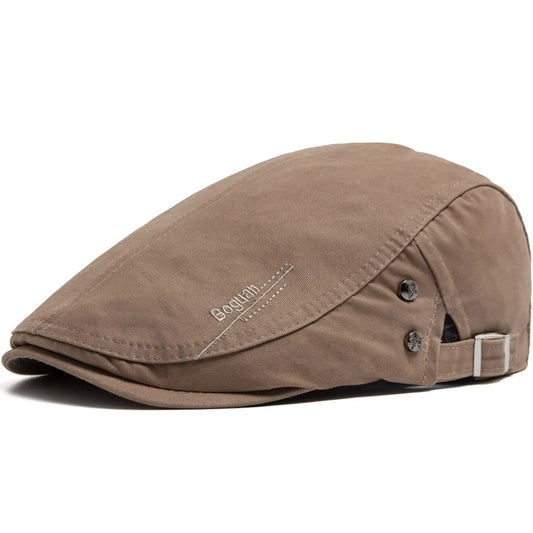 Heritage Cotton Adjustable Newsboy Beret