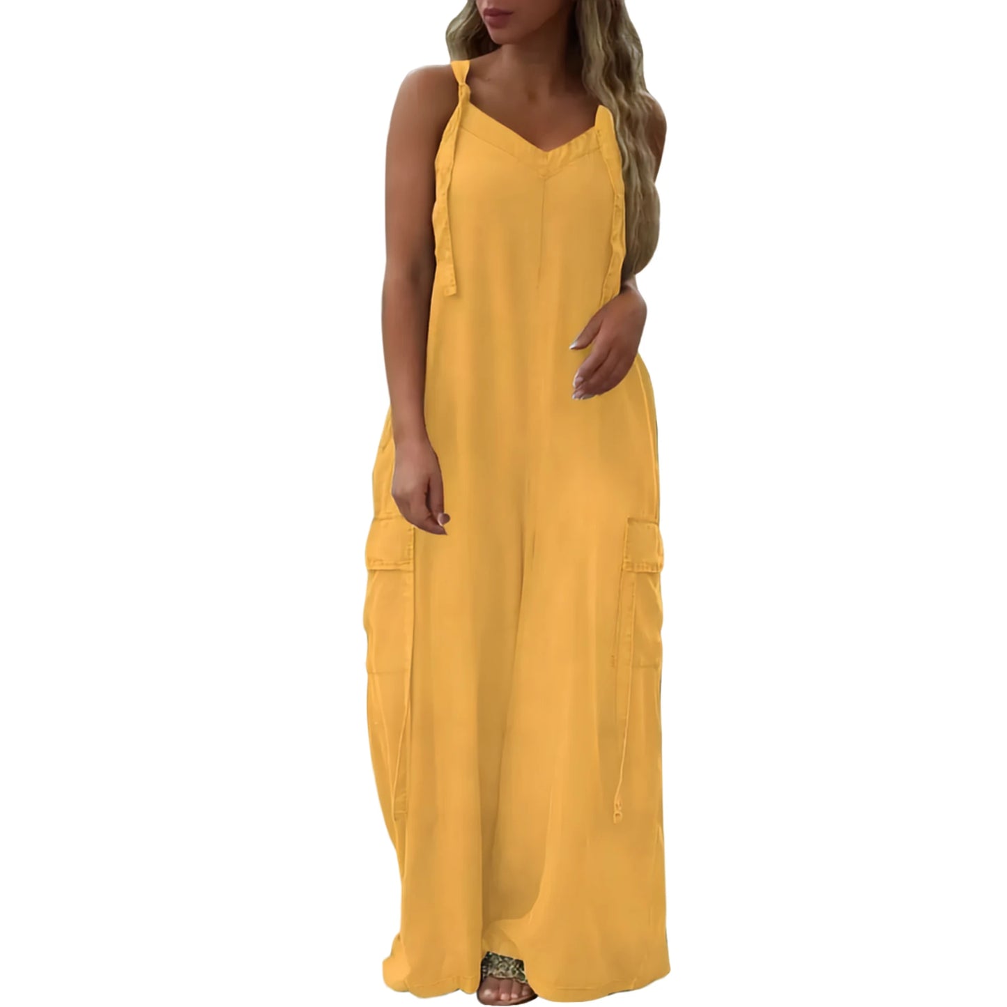 Boho Casual Wide Leg Jumpsuit