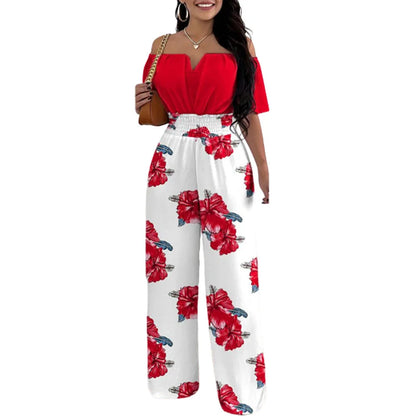 Classy Off-Shoulder High Waist Jumpsuit