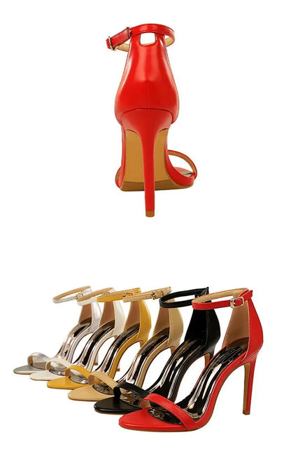 Elegant Ankle Strap Heels