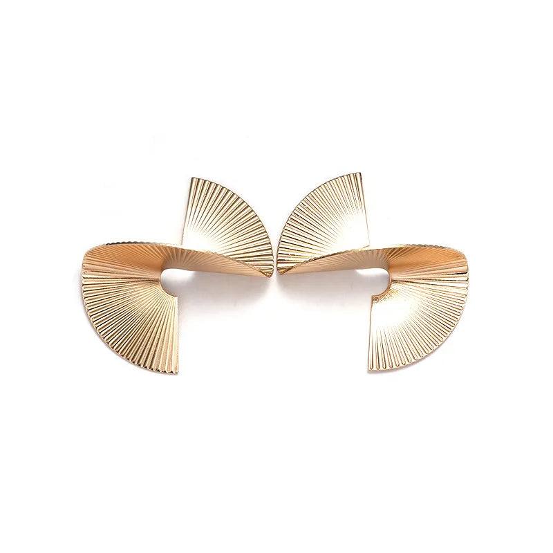 Golden Statement Earrings Collection
