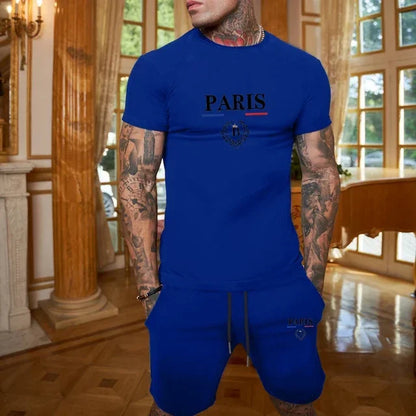 Men’s Casual Shorts Set Tracksuit