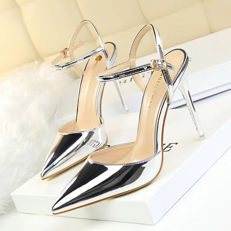 Pointed Toe Thin Heel Dress Shoes