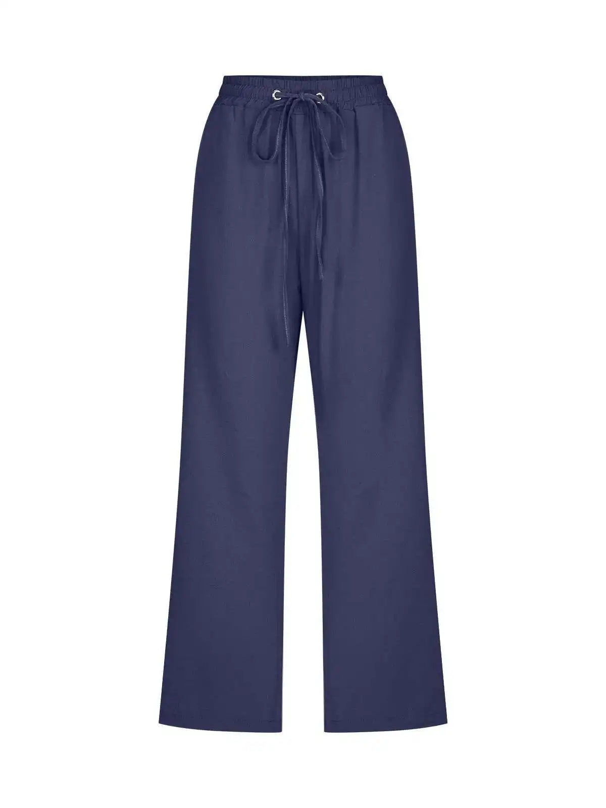 Cotton Linen Capri Pants For Women