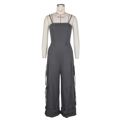 Elegant Mid Waist Jumpsuit