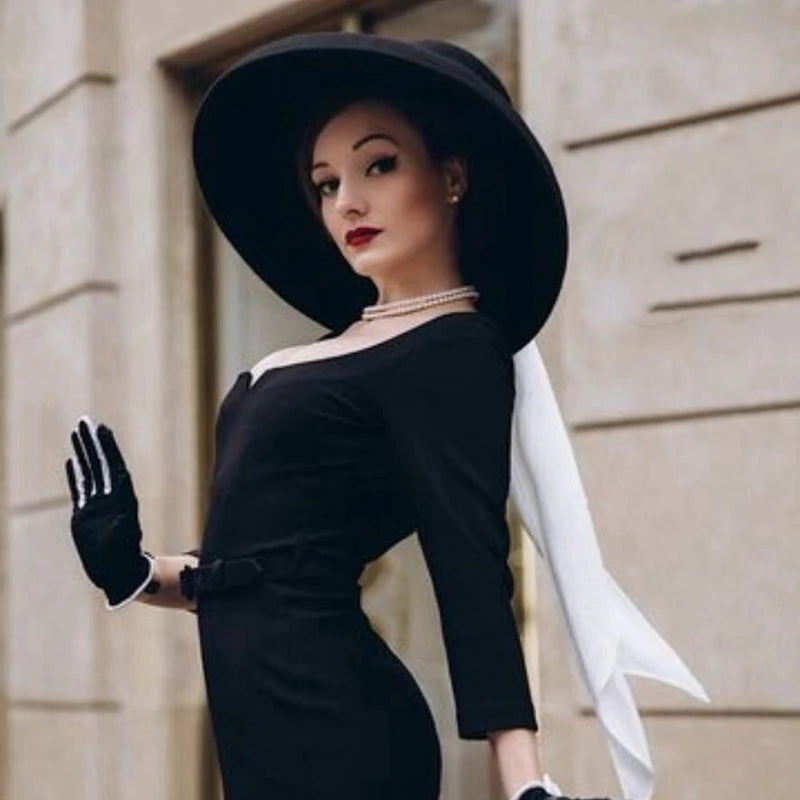 Audrey Hepburn Style Derby Hat