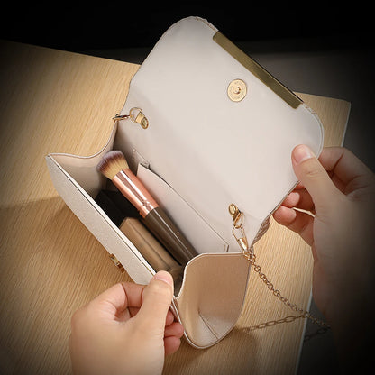 Luxury Shimmer Envelope Clutch