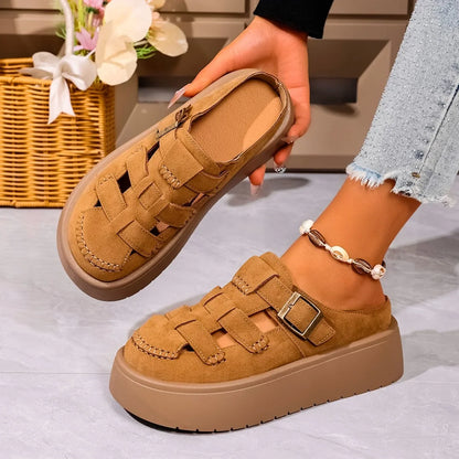 Woven Trail Platform Fisherman Sandals