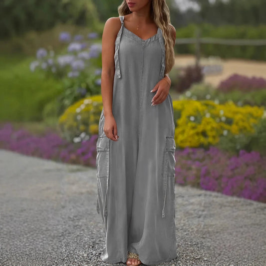 Boho Casual Wide Leg Jumpsuit