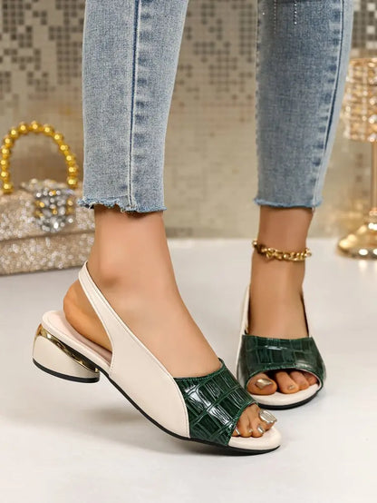 Elegant Mid-Heel Sandals