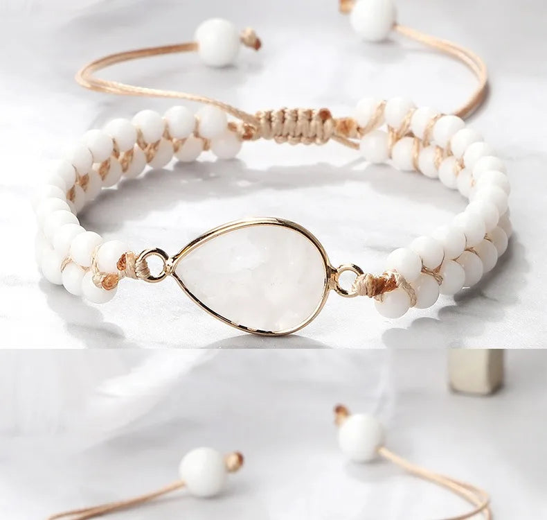 Handmade Natural Stone Beaded Bracelet