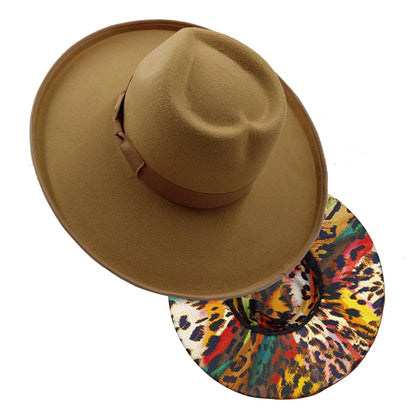 Unisex Wide Brim Fedora Hats