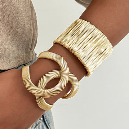 Adjustable Wide Arm Bracelet