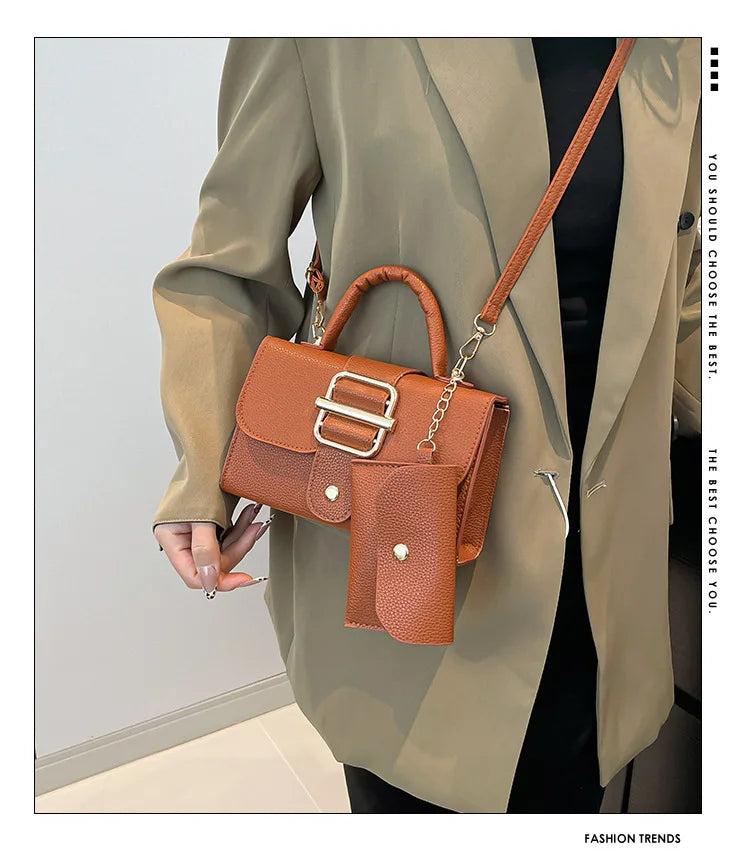 Elegant Small Square Crossbody Bag