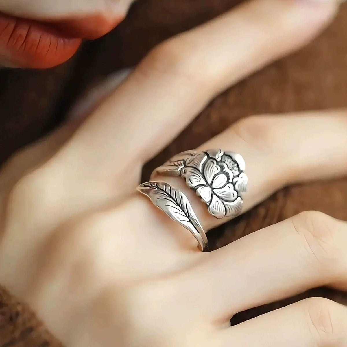 Bohemian Silver Adjustable Rings
