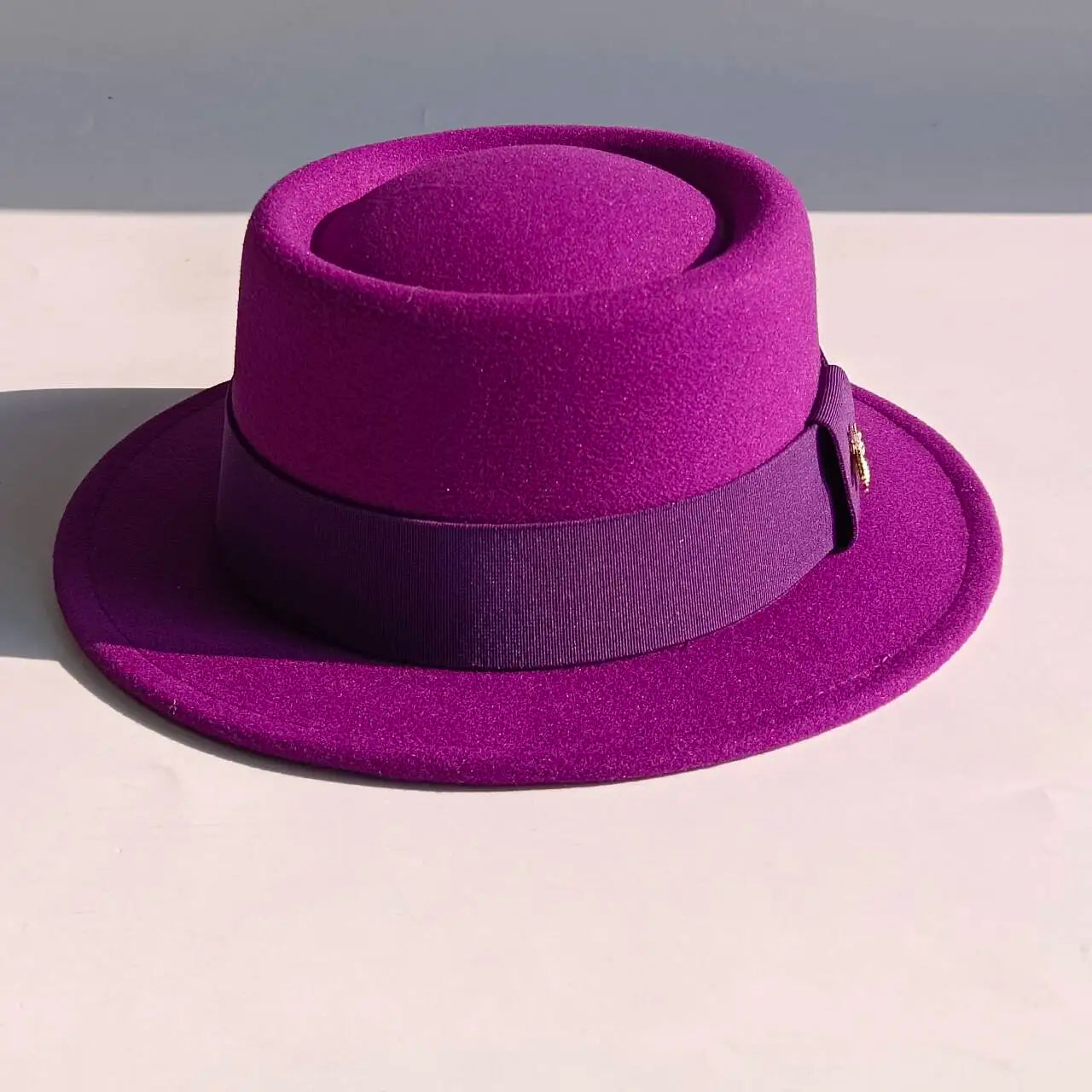 Bee Accent Pork Pie Fedora Hat