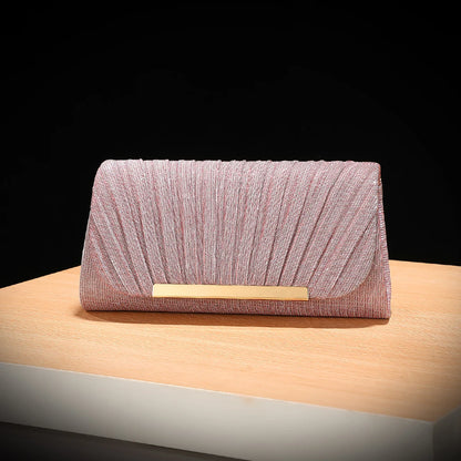 Luxury Shimmer Envelope Clutch