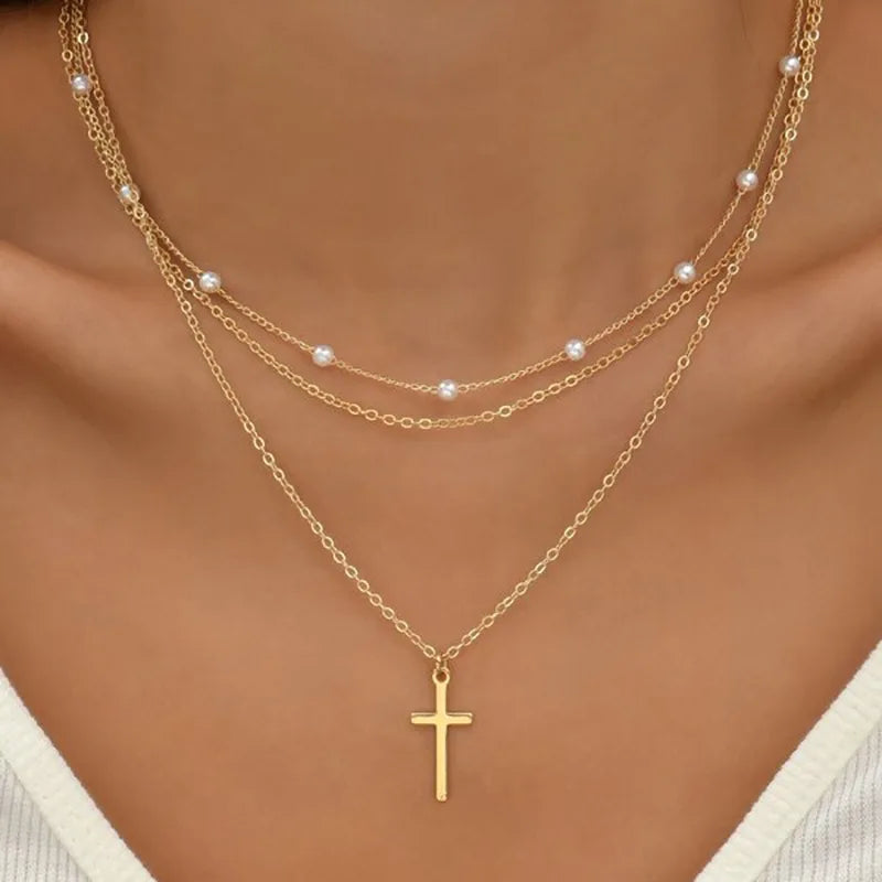 Zircon Charm Pendant Necklace
