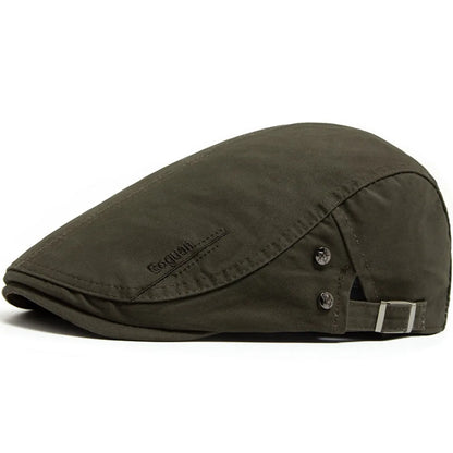 Heritage Cotton Adjustable Newsboy Beret