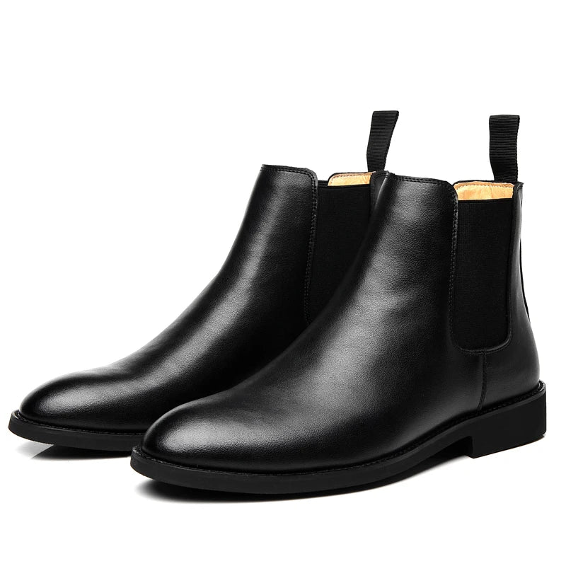 Men's Classic Dress Chelsea Boots Black / 44