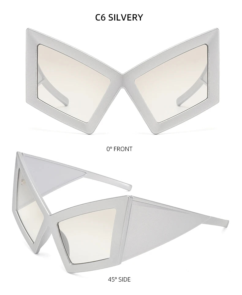 Futuristic Vision Shield Sunglasses
