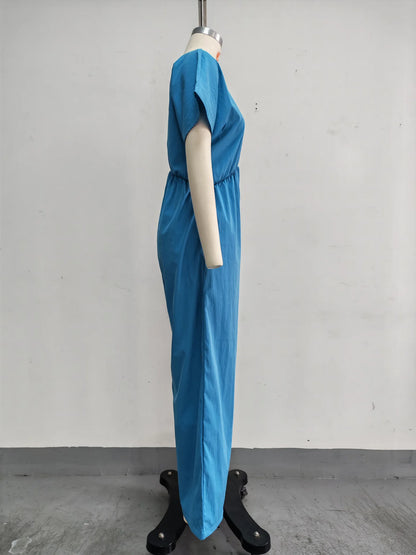 Marrakech Breeze V-Neck Harem Jumpsuit