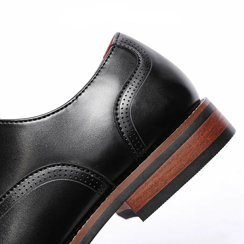Elevate Dapper Leather Oxfords