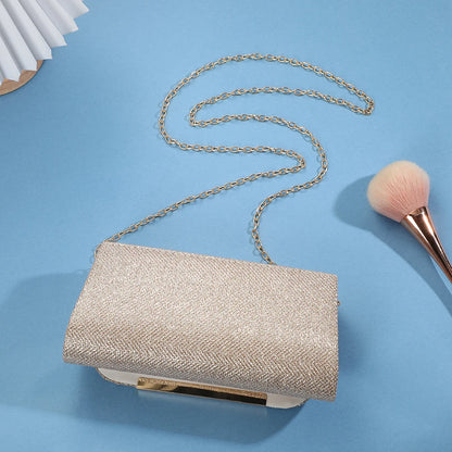 Luxury Shimmer Envelope Clutch