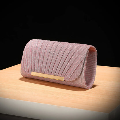 Luxury Shimmer Envelope Clutch