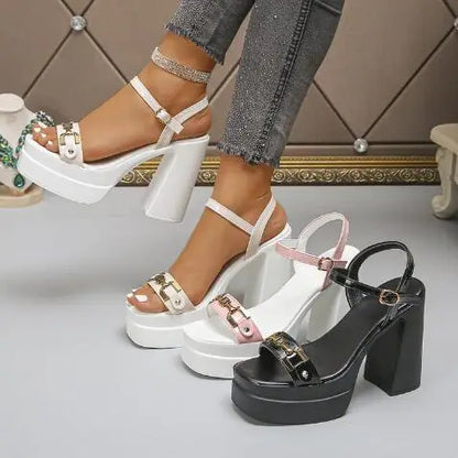 Open Toe Platform Heels