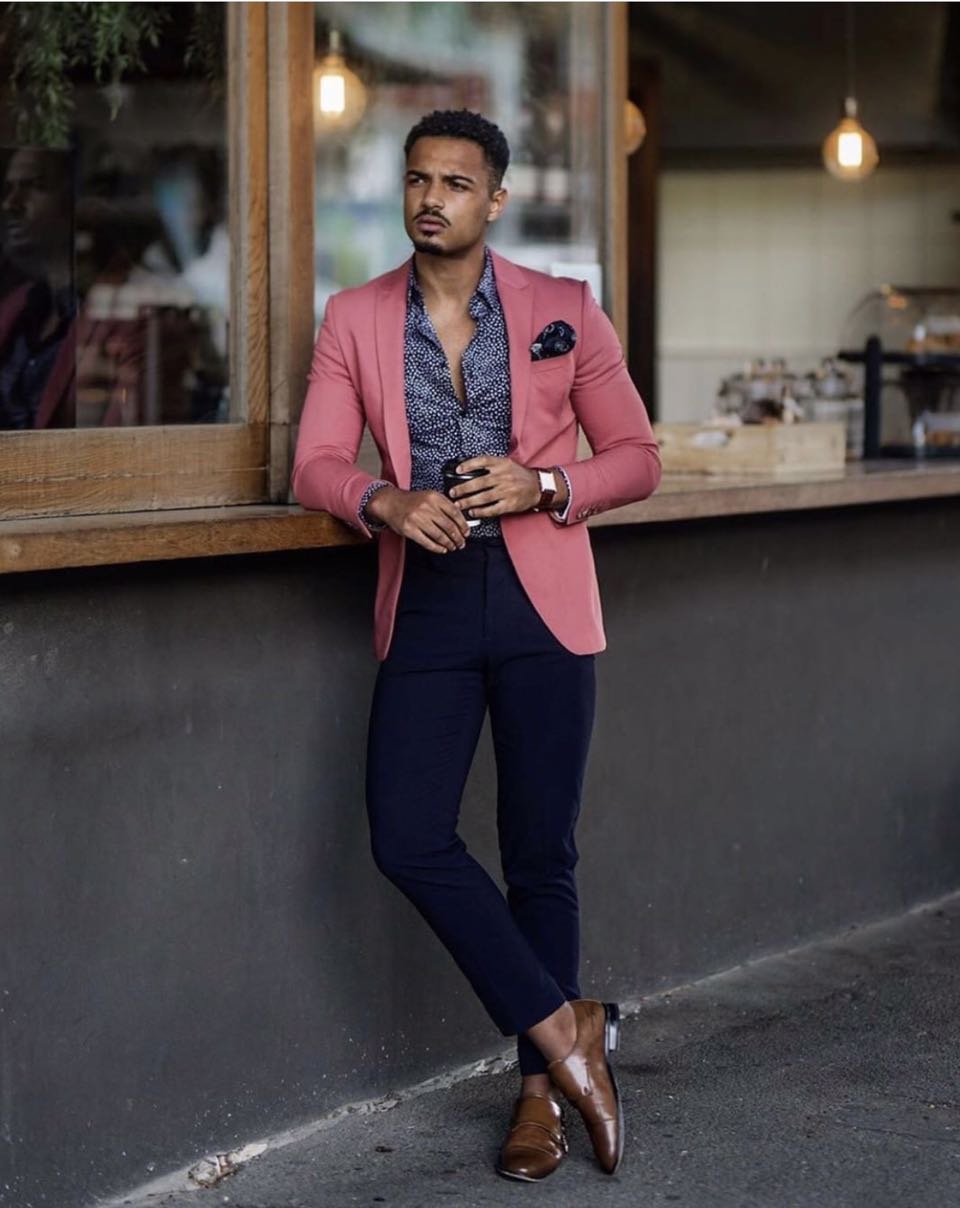Men's Straight Fit 2-Piece Dress Suit - ProLyf Styles