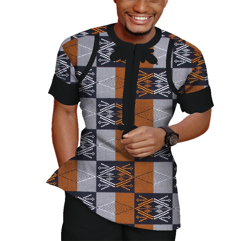 African Style Men's Casual Suit - African attire for men