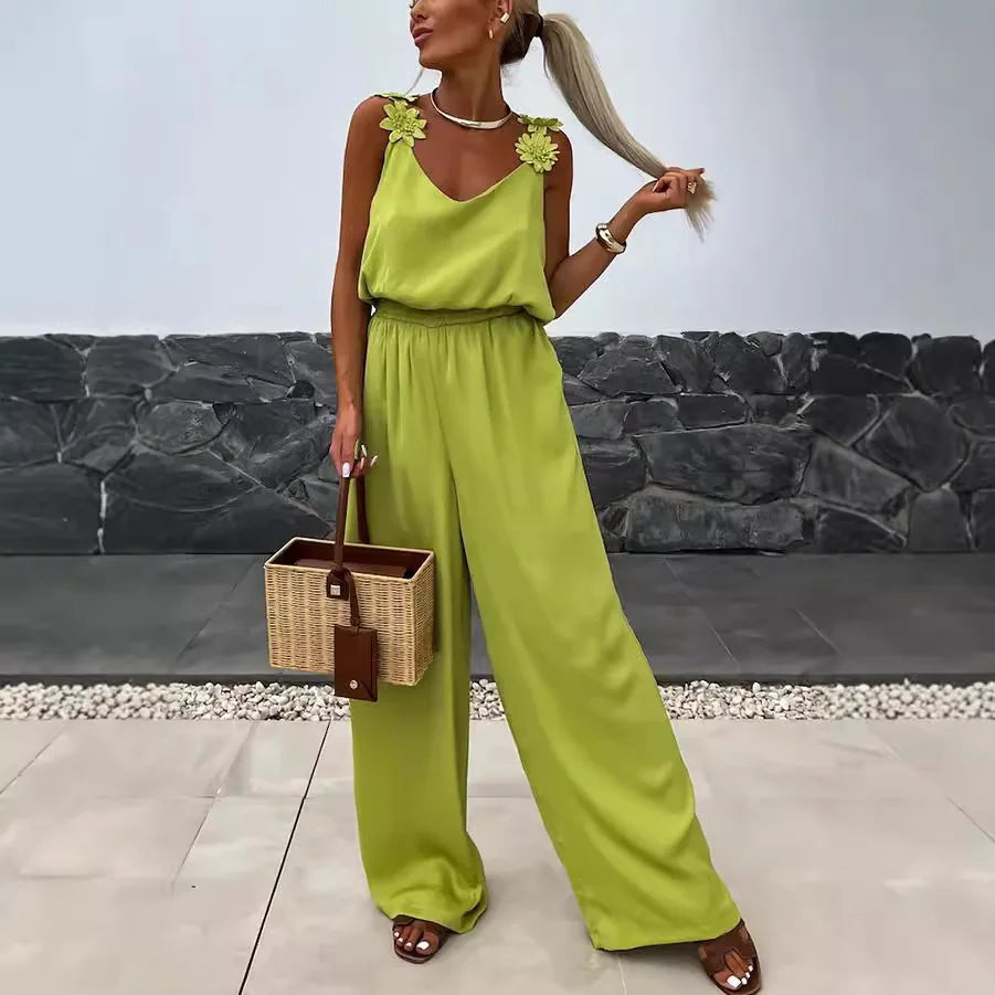 Bohemian Sleeveless Summer Jumpsuit