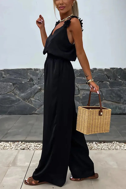 Bohemian Sleeveless Summer Jumpsuit