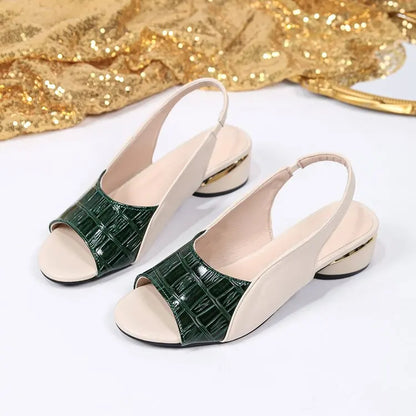 Elegant Mid-Heel Sandals