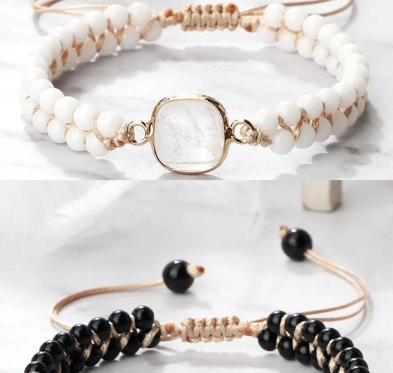 Handmade Natural Stone Beaded Bracelet