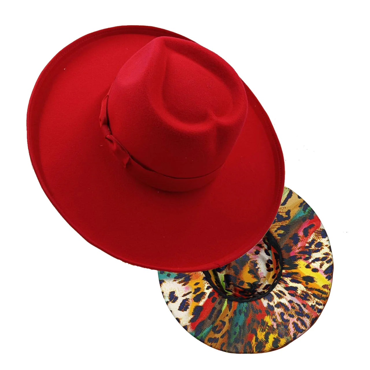 Unisex Wide Brim Fedora Hats