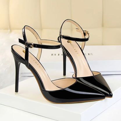 Pointed Toe Thin Heel Dress Shoes
