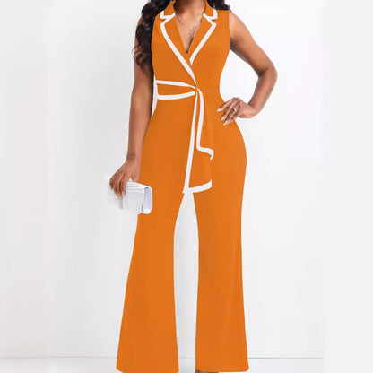 Dressy Casual Sleeveless Jumpsuit