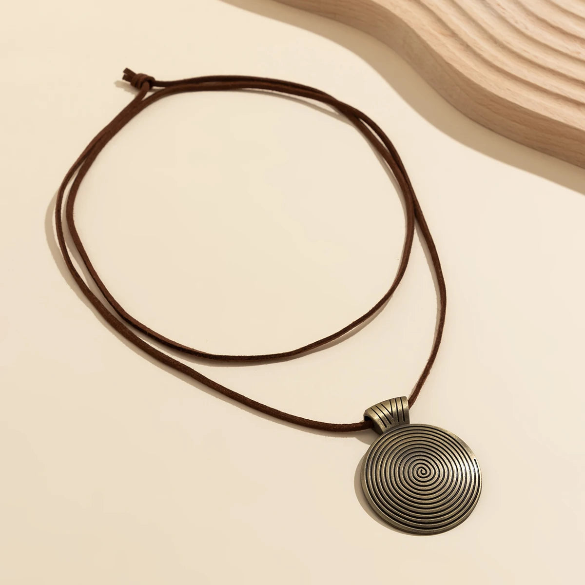 Genuine Leather Statement Necklace