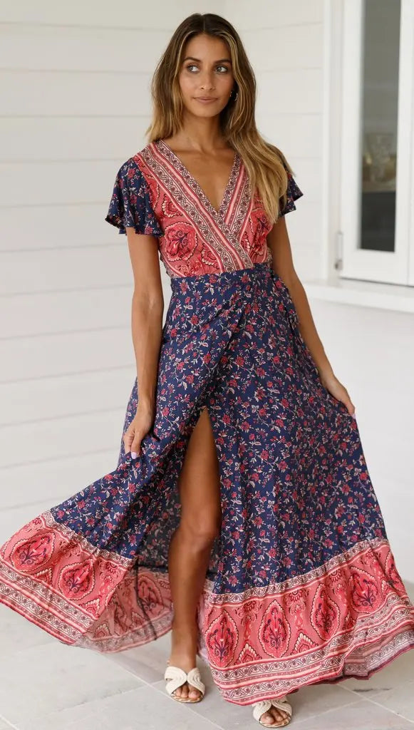 Bohemian Long Floral Dress